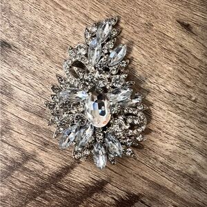 Beautiful crystal brooch